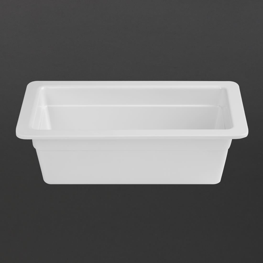 Olympia Kristallon Melamine 1/3 Gastronorm Dish 100mm - DM154 Olympia