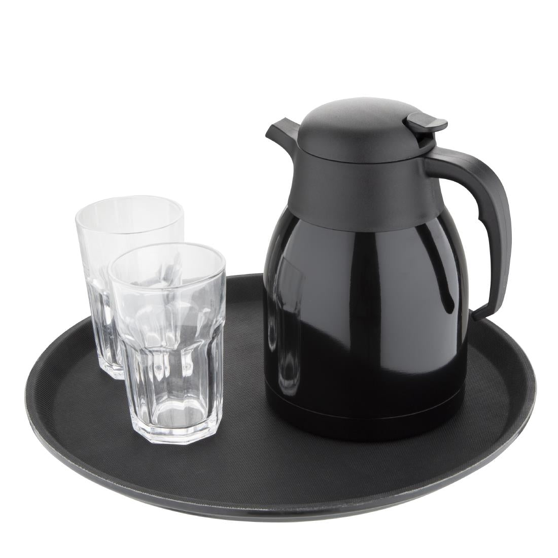 Olympia Vacuum Jug Black 1.5Ltr - DM185 Olympia