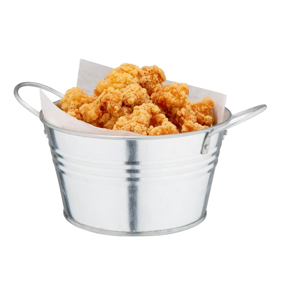 Olympia Mini Metal Food Bucket Shallow 150mm - DM214 Olympia