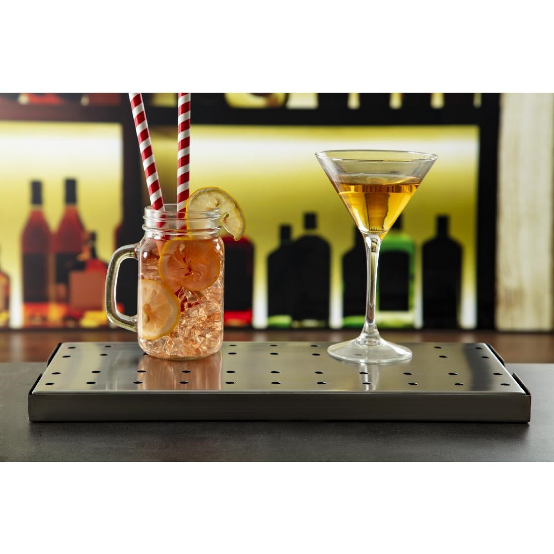 Olympia Stainless Steel Drip Tray 400 x 200mm - DM219 Olympia