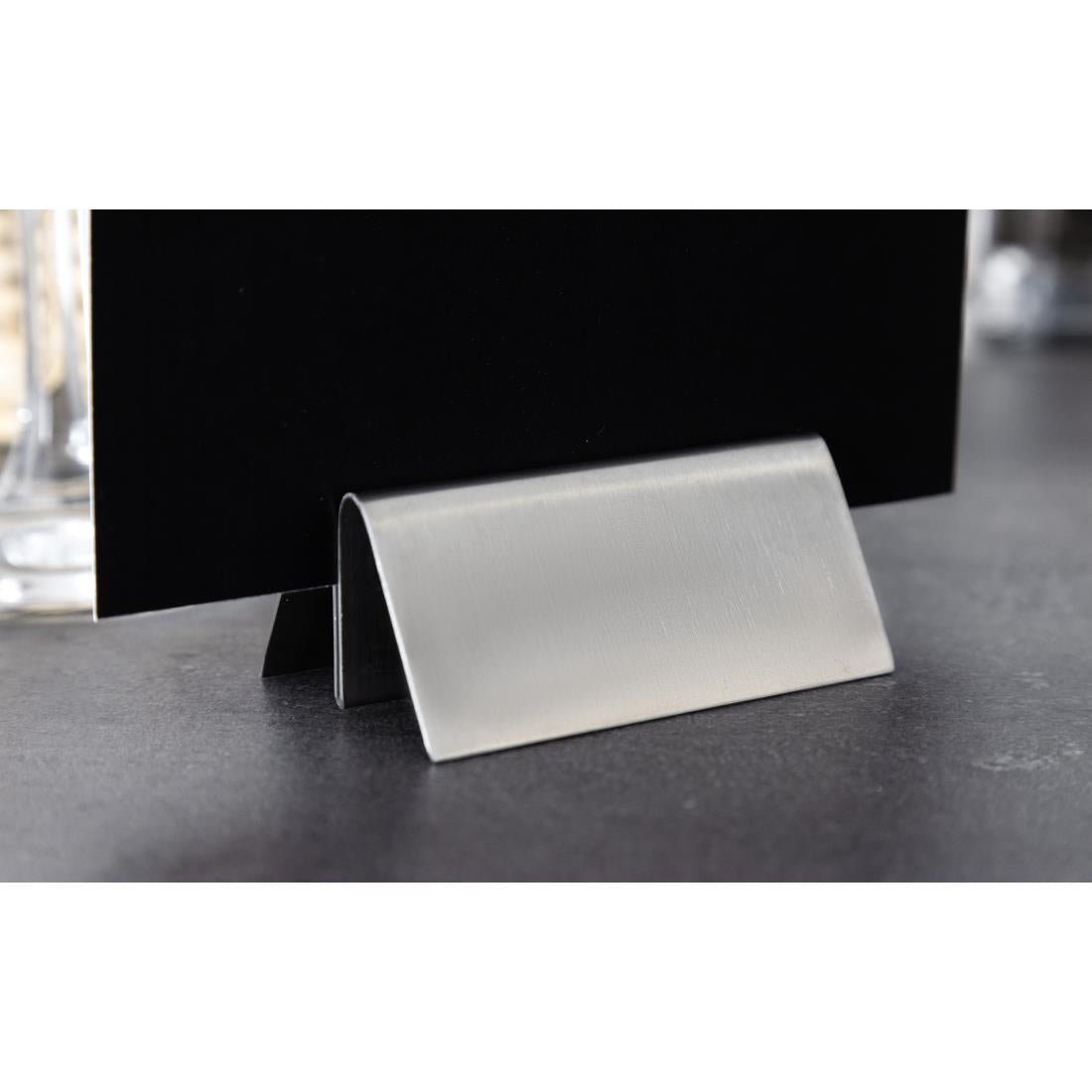 Olympia Stainless Steel Menu Holder - DM221 Olympia