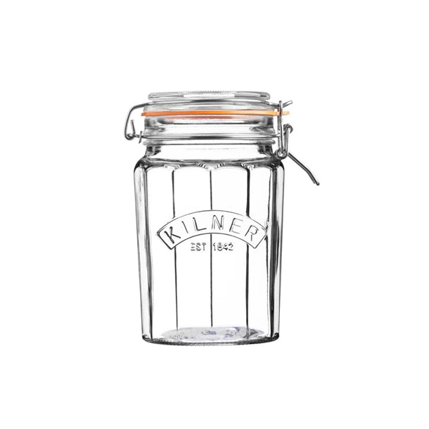 Kilner Facetted Clip Top Jar 950ml - DM250 Kilner