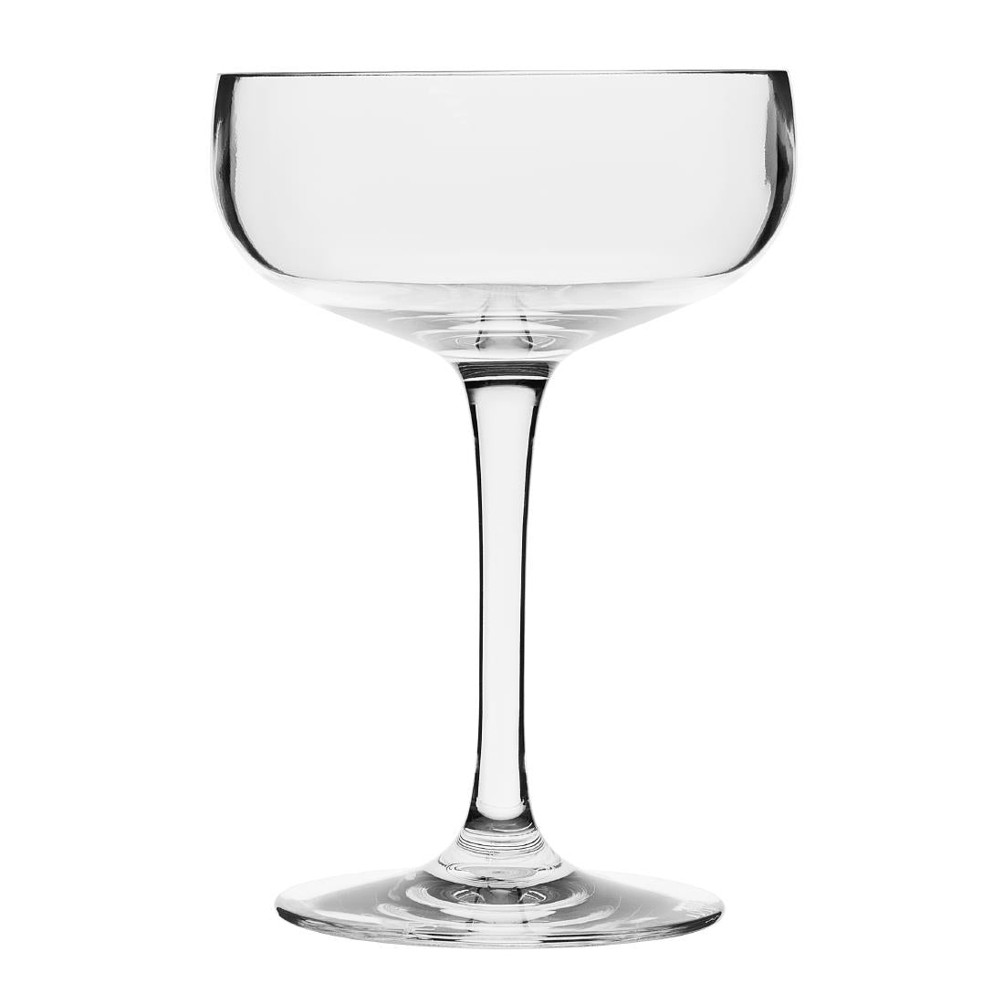 Olympia Kristallon Polycarbonate Champagne Coupe Glasses 210ml (Pack of 12) - DM270 Champagne Glasses Olympia