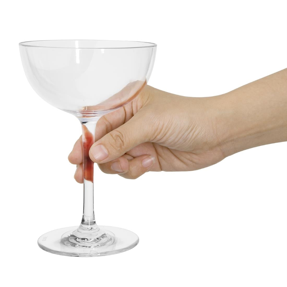 Olympia Kristallon Polycarbonate Cocktail Glasses 250ml (Pack of 12) - DM271 Cocktail Glasses Olympia