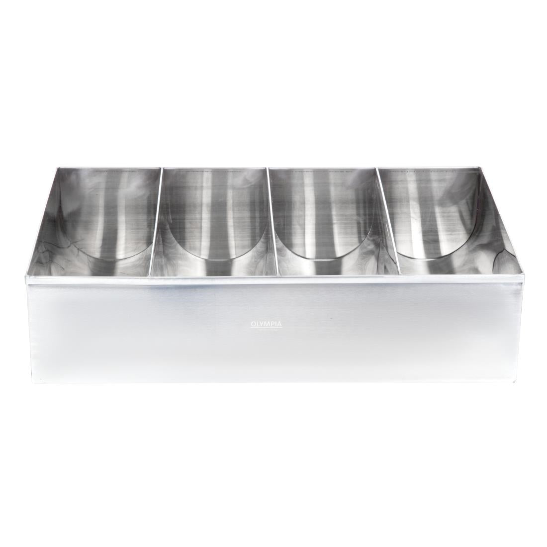 Olympia Cutlery Holder Stainless Steel - DM274 Olympia