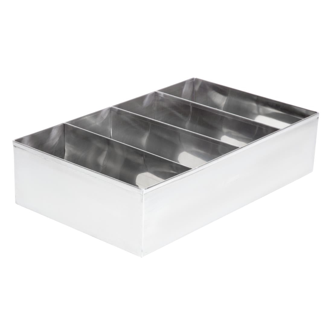 Olympia Cutlery Holder Stainless Steel - DM274 Olympia