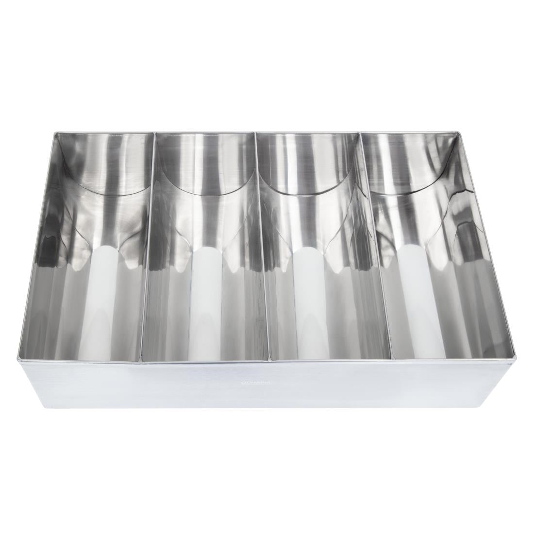 Olympia Cutlery Holder Stainless Steel - DM274 Olympia