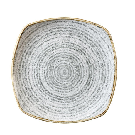Churchill Studio Prints Homespun Charcoal Grey Square Plate 252mm - DM437 Plates Churchill