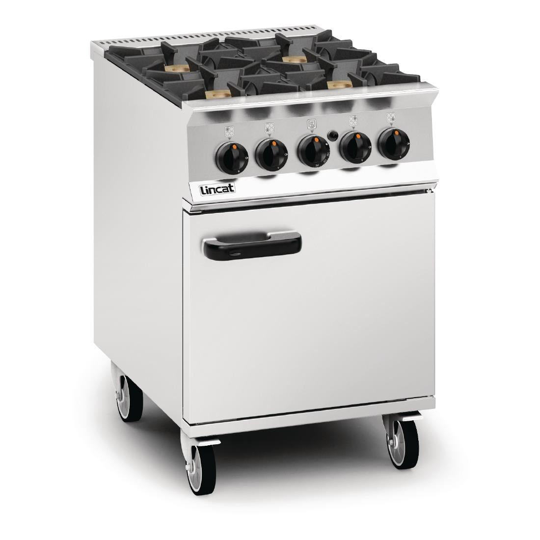 Lincat Opus 800 Natural Gas 4 Burner Range with Right Hand Door OG8001/N/RHD - DM501-N Lincat