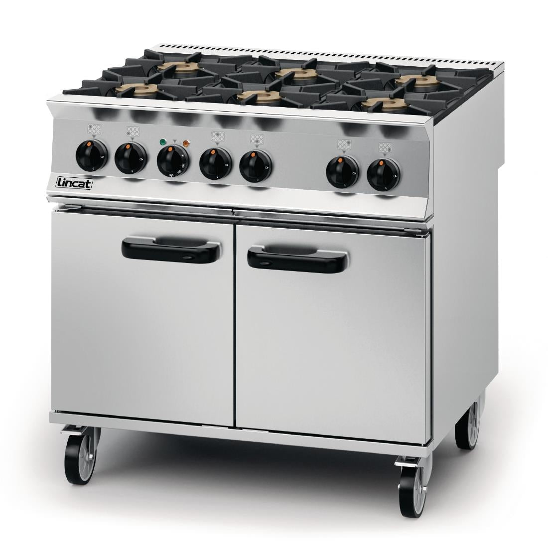 Lincat Opus 800 Propane Gas 6 Burner Dual Fuel Oven Range OD8007/P - DM509-P Lincat