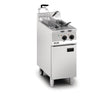 Lincat Opus 800 Twin Tank Twin Basket Free Standing Electric Filtration Fryer OE8105/OP - DM520 Freestanding Electric Fryers Lincat