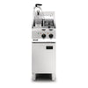 Lincat Opus 800 Twin Tank Twin Basket Free Standing Electric Filtration Fryer OE8105/OP - DM520 Freestanding Electric Fryers Lincat