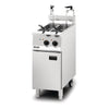 Lincat Opus 800 Twin Tank Twin Basket Free Standing Electric Filtration Fryer OE8105/OP2 - DM521 Freestanding Electric Fryers Lincat
