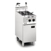 Lincat Opus 800 Twin Tank Twin Basket Free Standing Electric Filtration Fryer OE8105/OP2 - DM521 Freestanding Electric Fryers Lincat