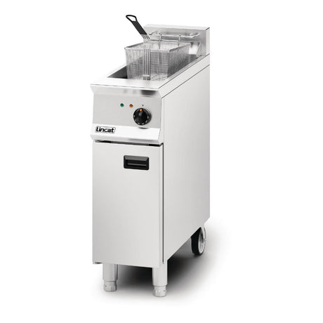 Lincat Opus 800 Single Tank Single Basket Free Standing Electric Fryer OE8112 - DM524 Freestanding Electric Fryers Lincat