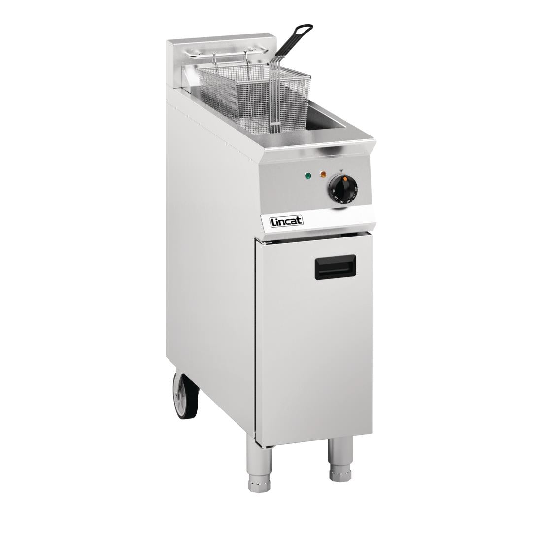 Lincat Opus 800 Single Tank Single Basket Free Standing Electric Fryer OE8112 - DM524 Freestanding Electric Fryers Lincat