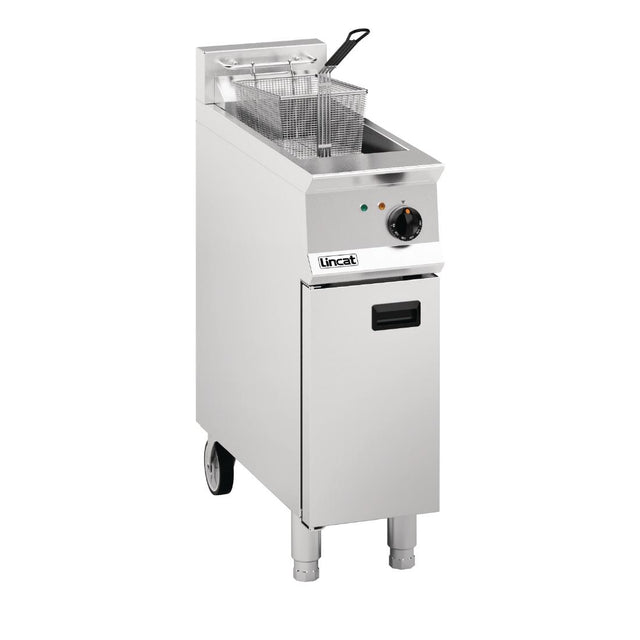 Lincat Opus 800 Single Tank Single Basket Free Standing Electric Fryer OE8112 - DM524 Freestanding Electric Fryers Lincat