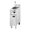 Lincat Opus 800 Single Tank Single Basket Free Standing Electric Filtration Fryer OE8112/OP - DM525 Freestanding Electric Fryers Lincat