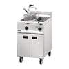 Lincat Opus 800 Twin Tank Twin Basket Free Standing Electric Filtration Fryer OE8113/OP - DM527 Freestanding Electric Fryers Lincat