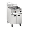 Lincat Opus 800 Twin Tank Twin Basket Free Standing Electric Filtration Fryer OE8113/OP - DM527 Freestanding Electric Fryers Lincat
