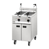 Lincat Opus 800 Twin Tank Twin Basket Free Standing Electric Filtration Fryer OE8113/OP2 - DM528 Freestanding Electric Fryers Lincat