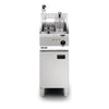 Lincat Opus 800 Single Tank Twin Basket Free Standing Electric Filtration Fryer OE8114/OP - DM530 Freestanding Electric Fryers Lincat