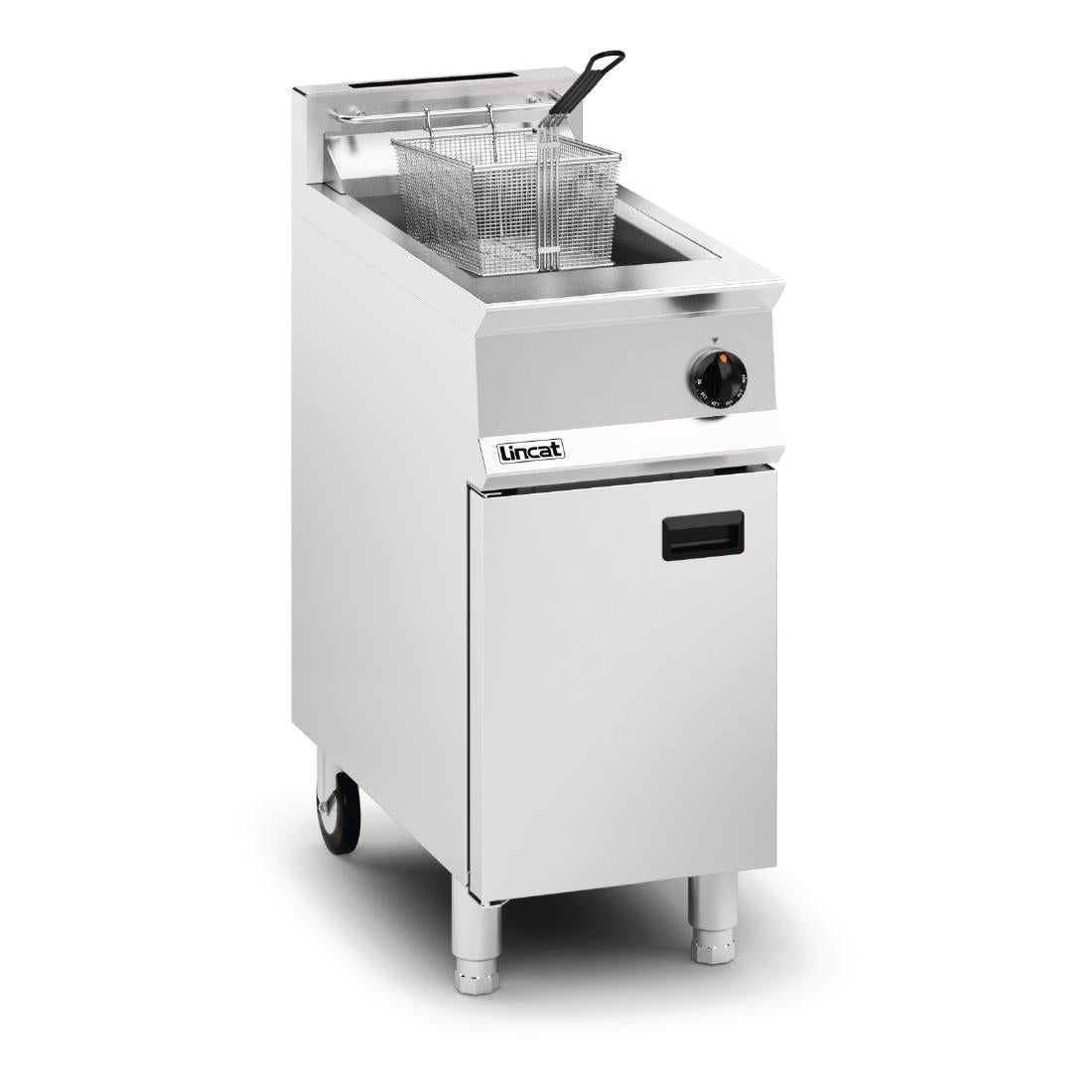 Lincat Opus 800 Single Tank Single Basket Free Standing Natural Gas Fryer OG8106 - DM532-N Freestanding Gas Fyers Lincat