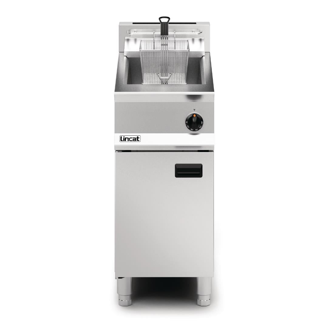 Lincat Opus 800 Single Tank Single Basket Free Standing Natural Gas Fryer OG8106 - DM532-N Freestanding Gas Fyers Lincat