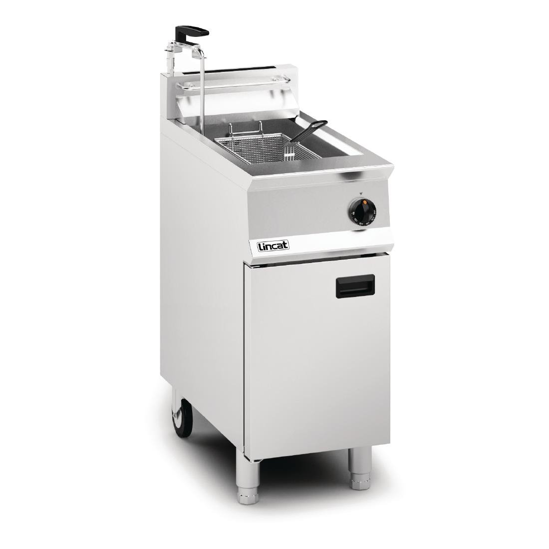 Lincat Opus 800 Single Tank Single Basket Free Standing Propane Gas Filtration Fryer OG8106/OP - DM533-P Freestanding Gas Fyers Lincat