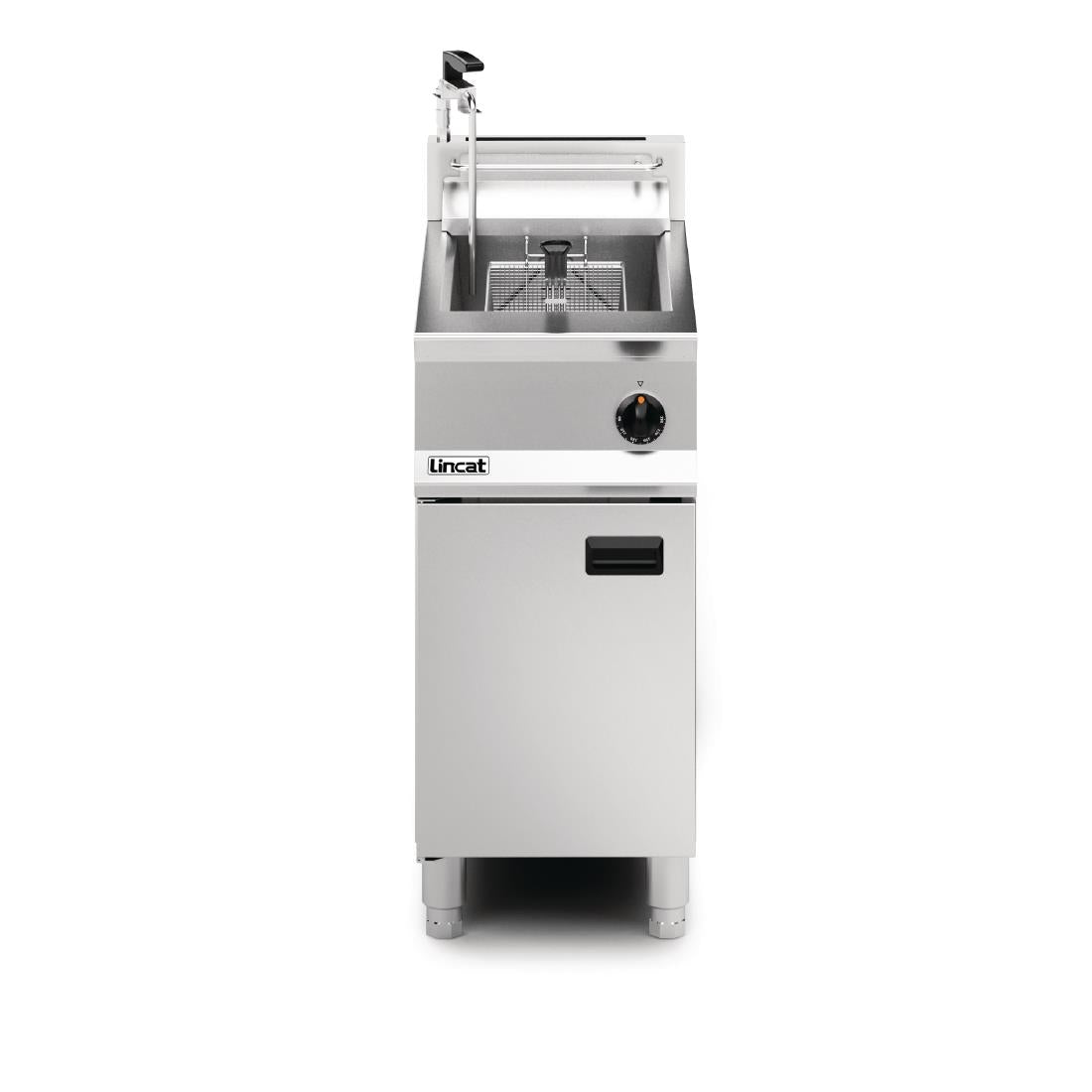 Lincat Opus 800 Single Tank Single Basket Free Standing Natural Gas Filtration Fryer OG8106/OP - DM533-N Freestanding Gas Fyers Lincat