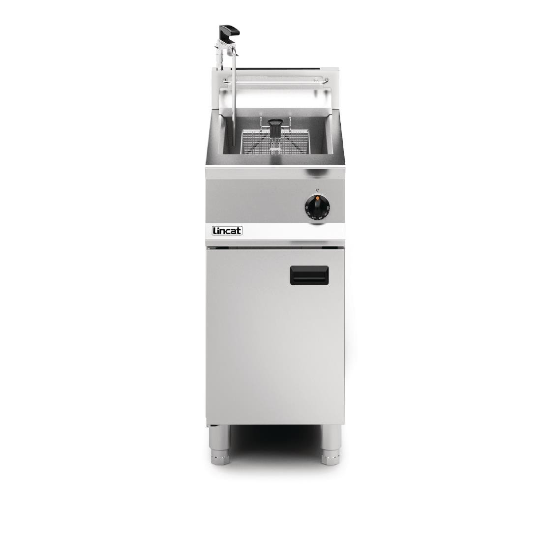 Lincat Opus 800 Single Tank Single Basket Free Standing Propane Gas Filtration Fryer OG8106/OP - DM533-P Freestanding Gas Fyers Lincat