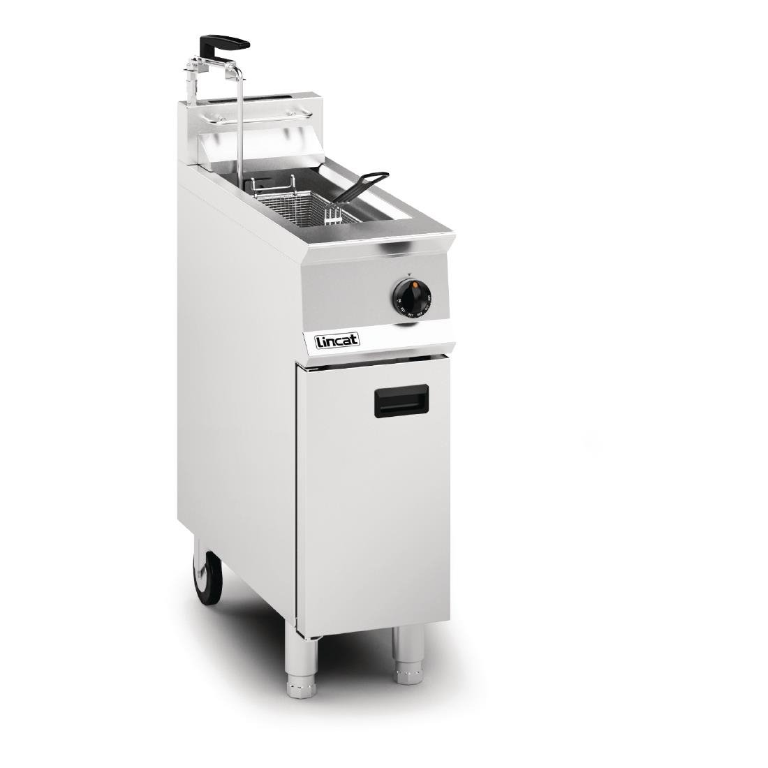 Lincat Opus 800 Single Tank Single Basket Free Standing Propane Gas Filtration Fryer OG8110/OP - DM537-P Freestanding Gas Fyers Lincat