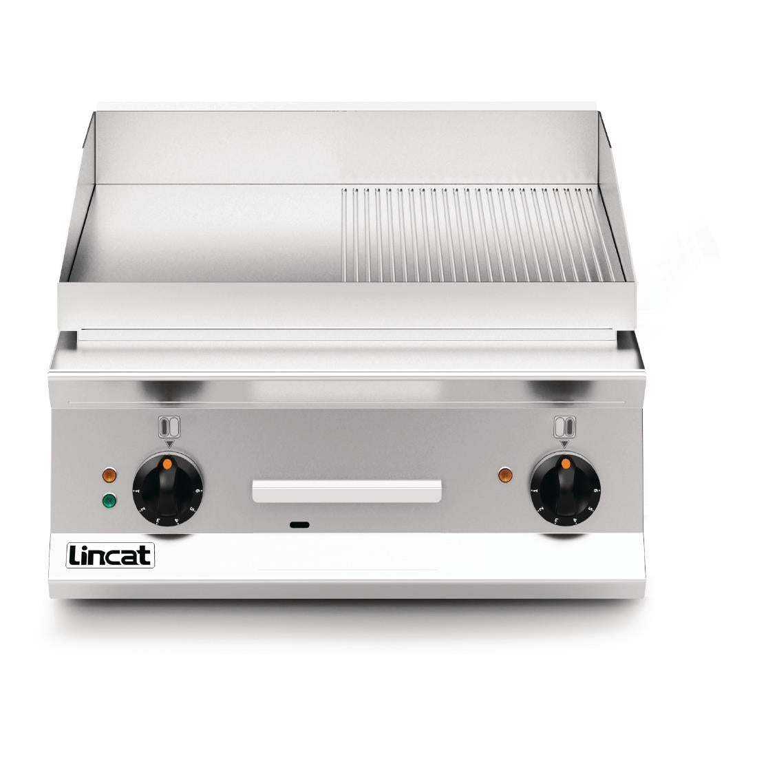 Lincat Opus 800 Half Ribbed Griddle OE8205/R - DM549 Lincat