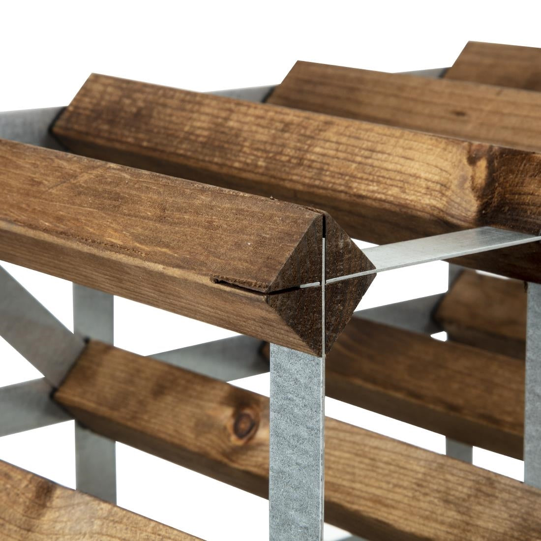 Wine Rack Dark Wood 42 Bottle - DN634 Traditional Wine Racks