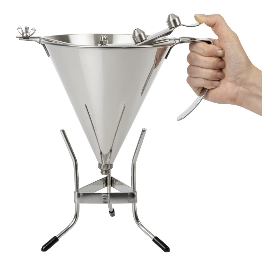 De Buyer Stainless Steel Automatic Piston Funnel 1.5ltr - DN906 De Buyer