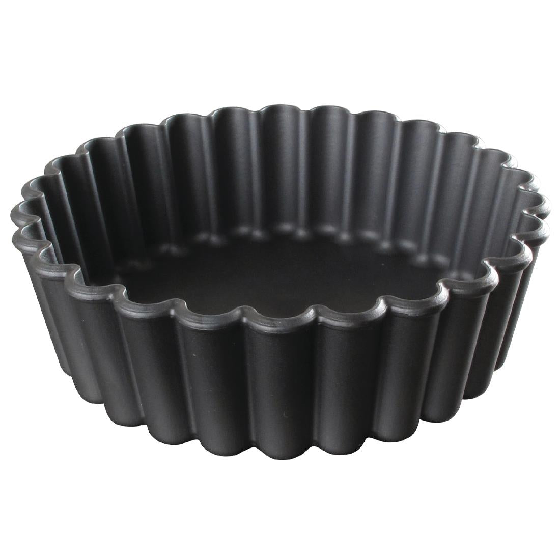 Matfer Bourgeat Exoglass Mini Pie Moulds Fluted 100mm (Pack of 12) - DN949 Matfer Bourgeat