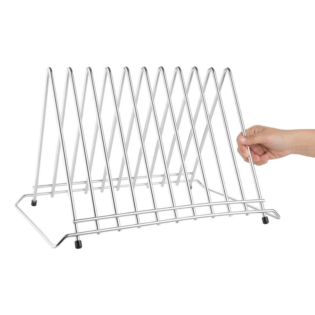 Hygiplas Heavy Duty Chopping Board Rack 10 Slots - DP037 Hygiplas