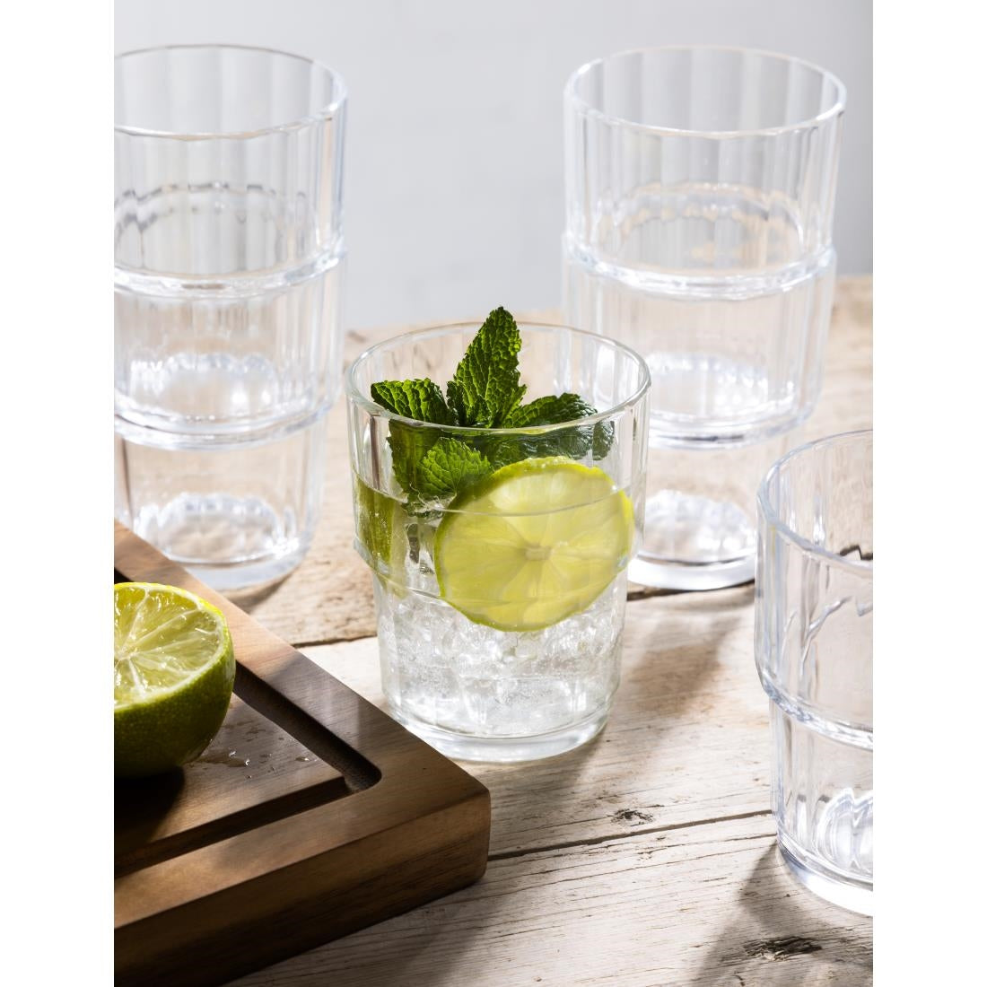 Arcoroc Norvege Tumblers 250ml (Pack of 6) - DP111 Utopia Hi Balls and Tumblers Arcoroc