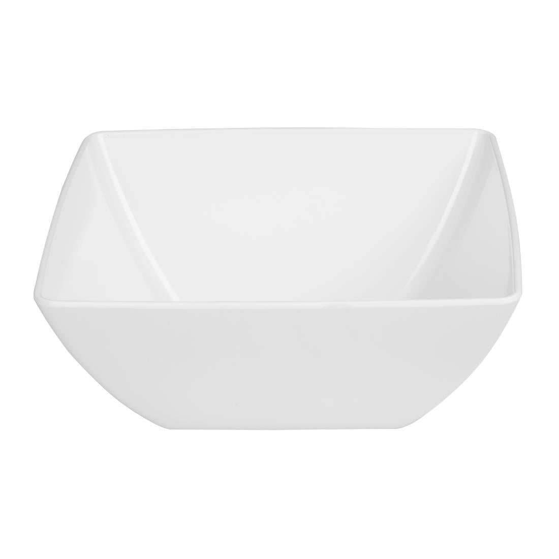 Olympia Kristallon Curved White Melamine Bowl 11" - DP145 Olympia