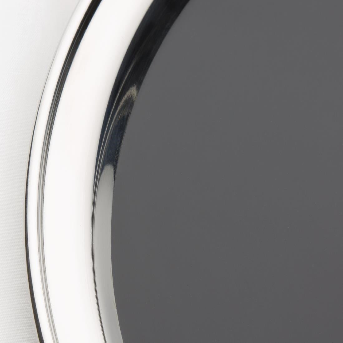 Olympia Stainless Steel Round Non-Slip Bar Tray 305mm - DP207 Olympia