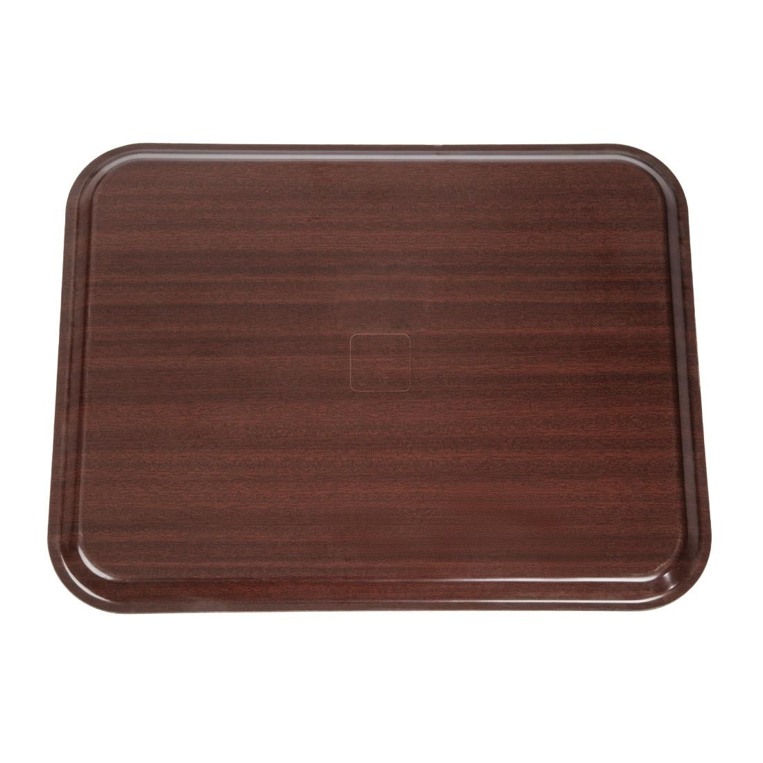 Cambro Capri Laminate Canteen Tray Mahogany 430mm - DP210 Cambro