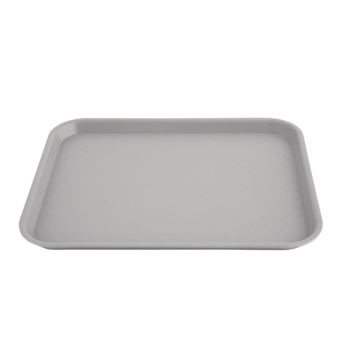 Olympia Kristallon Polypropylene Fast Food Tray Grey Small 345mm - DP217 Olympia