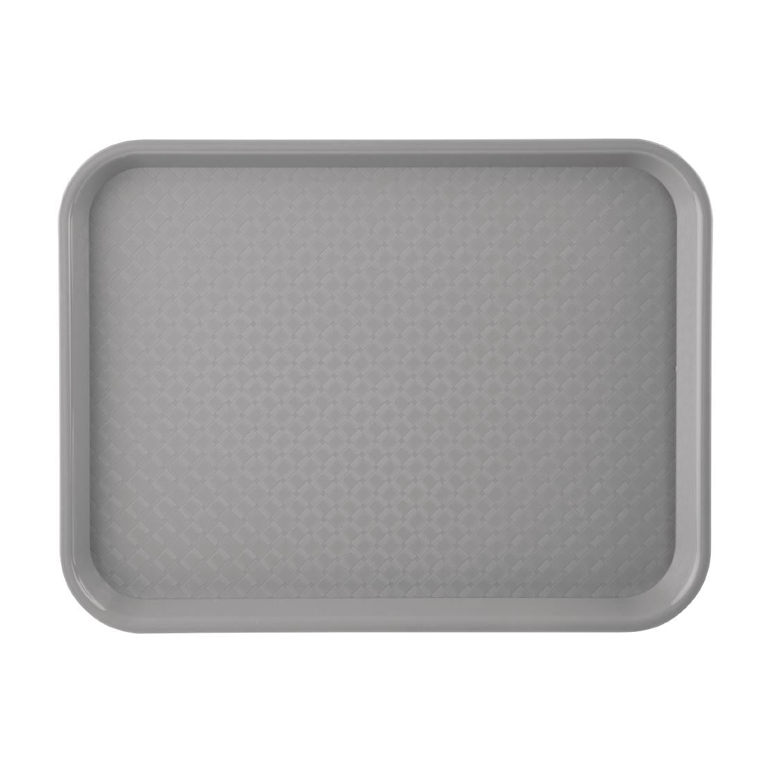 Olympia Kristallon Polypropylene Fast Food Tray Grey Small 345mm - DP217 Olympia