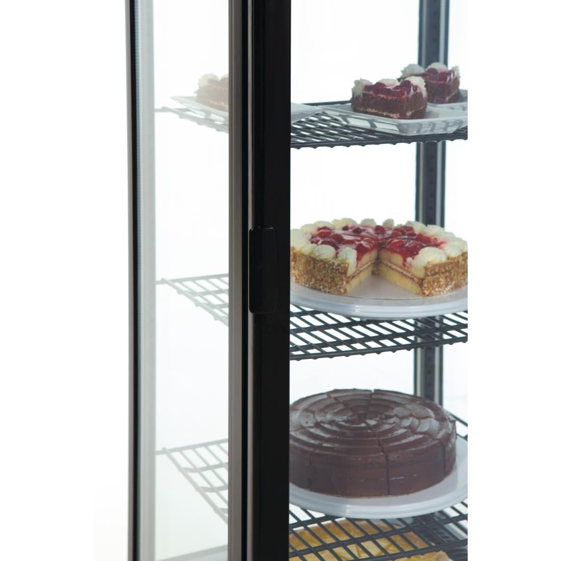 Polar C-Series Energy Efficient Curved Door Display Fridge Black 235Ltr - CX573 Polar