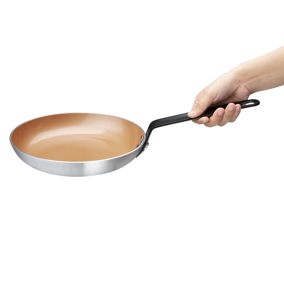 Vogue Aluminium Non-Stick Ceramic Coated Frying Pan 24cm - DP484 Vogue