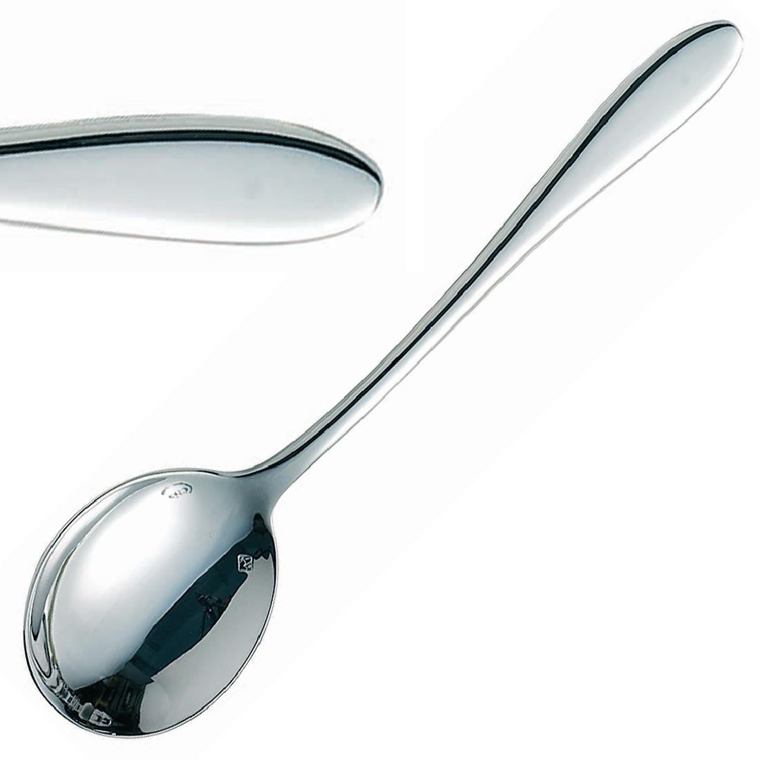 Chef & Sommelier Lazzo Soup Spoon (Pack of 12) - DP570 Chef and Sommelier Cutlery Chef & Sommelier