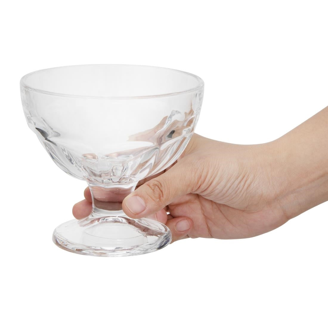 Olympia Low Sundae Glasses 310ml (Pack of 6) - DP668 Dessert and Sundae Glasses Olympia