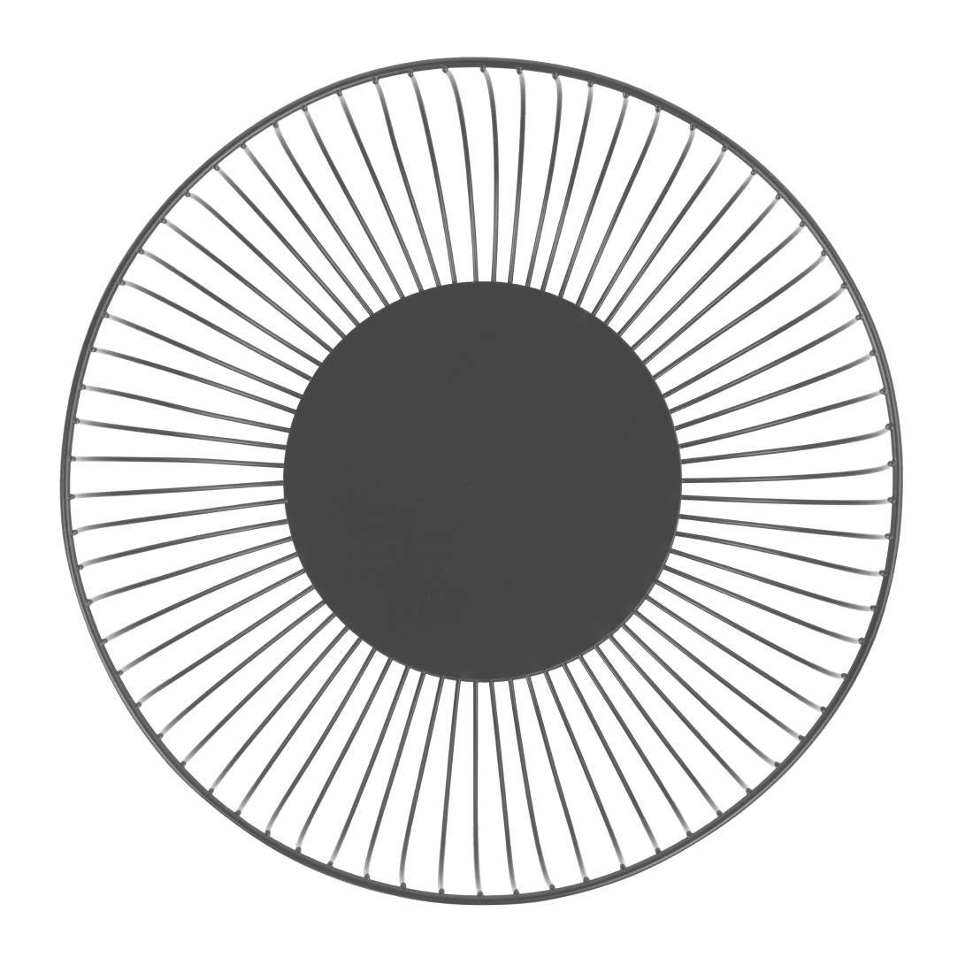 Olympia Wire Food Display Bowl Round Black 285x85mm - DP670 Olympia