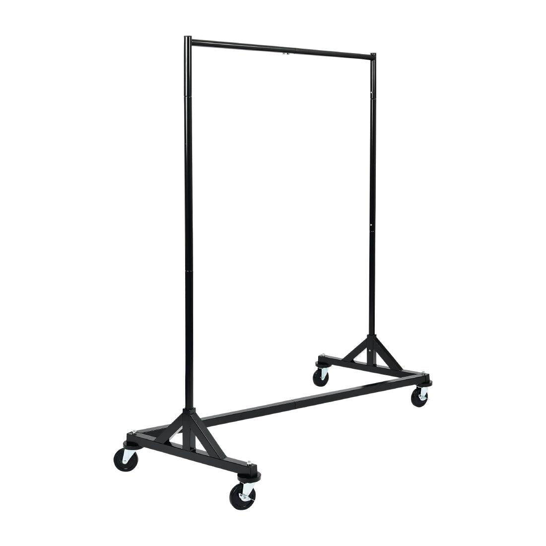 Black Garment Rail - DP707 Commercial Hangers