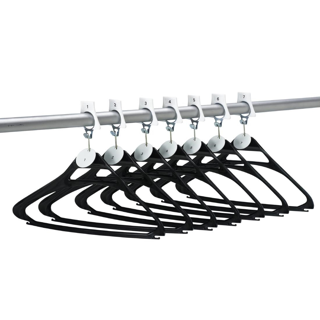 Numbered Cloakroom Hangers 1-33 - DP716 Commercial Hangers